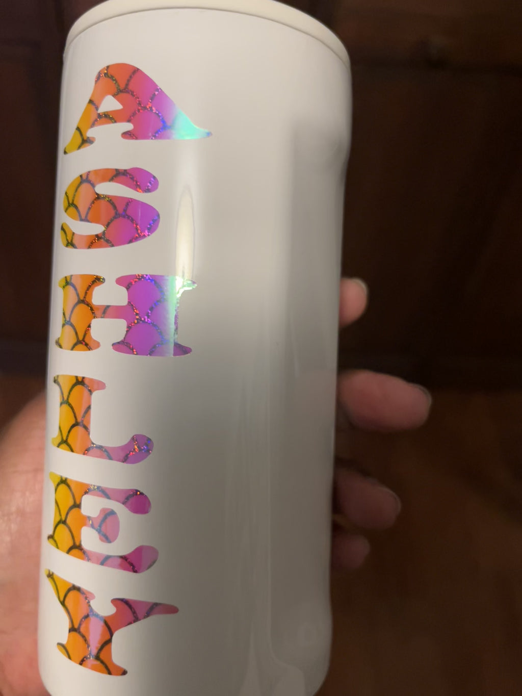 Personalized Insulated Skinny Can Holder